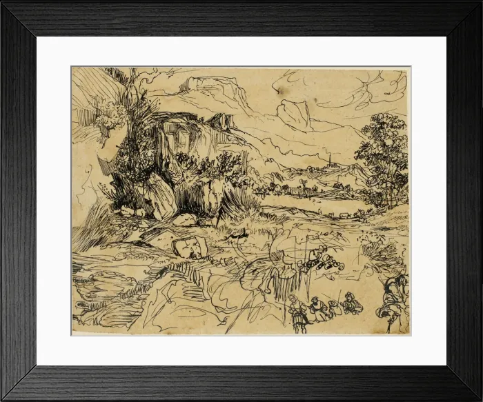 Framed Print : Advance Guard, n. d. Creator: Rodolphe Bresdin Framed Print : Advance Guard, n. d. Creator: Rodolphe Bresdin