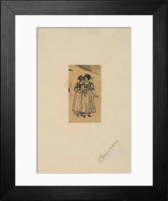Framed Print : Conversation, n. d. Creator: Rodolphe Bresdin Framed Print : Conversation, n. d. Creator: Rodolphe Bresdin