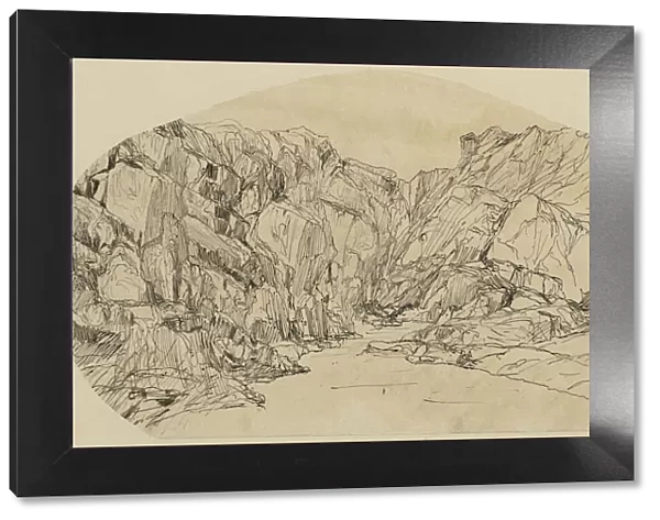 Stream in a Gorge, n. d. Creator: Rodolphe Bresdin