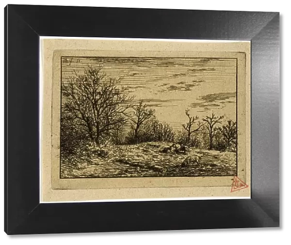 Landscape in Winter, 1846. Creator: Charles Emile Jacque