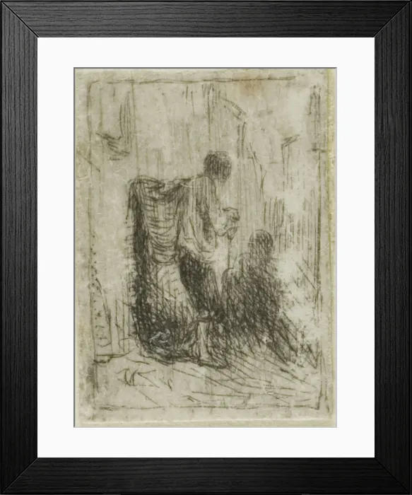 Framed Print : Ragman, n. d. Creator: Charles Emile Jacque Framed Print : Ragman, n. d. Creator: Charles Emile Jacque