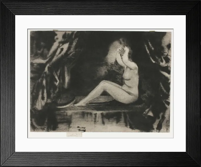 Framed Print : The Alcove, 1906. Creator: Theodore Roussel Framed Print : The Alcove, 1906. Creator: Theodore Roussel