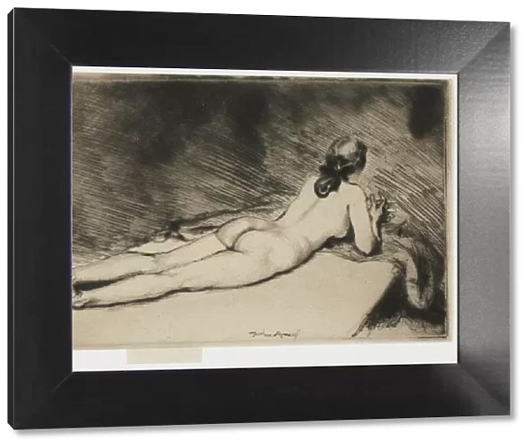 Nude Figure Lying Down, 1906. Creator: Theodore Roussel
