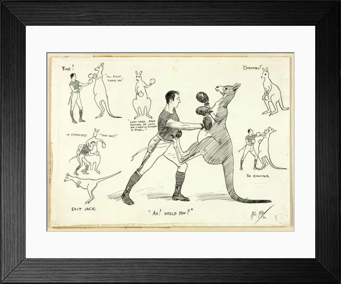 Framed Print : Ah! Would You?, 1892. Creator: Philip William May Framed Print : Ah! Would You?, 1892. Creator: Philip William May