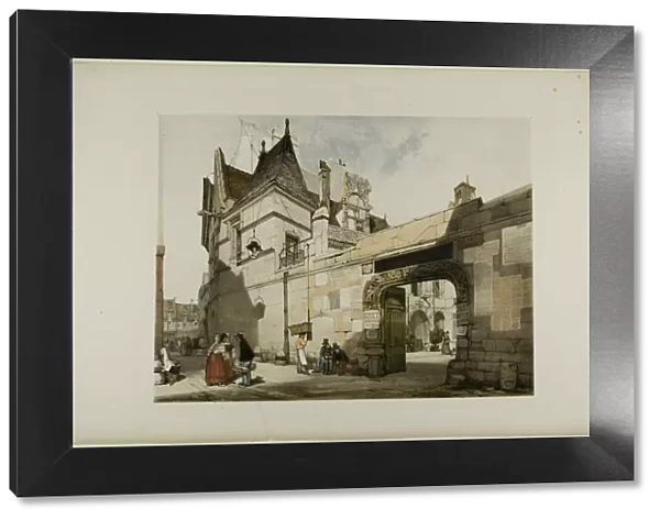 Hotel Cluny, Paris, 1839. Creator: Thomas Shotter Boys