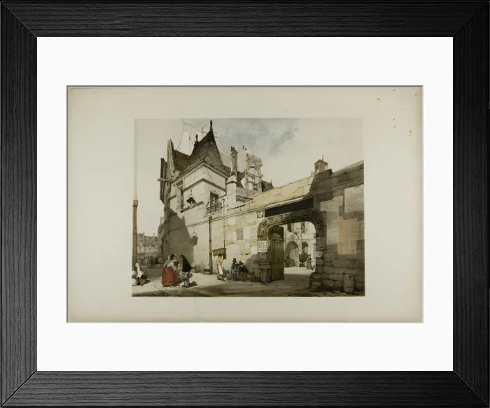 Framed Print : Hotel Cluny, Paris, 1839. Creator: Thomas Shotter Boys Framed Print : Hotel Cluny, Paris, 1839. Creator: Thomas Shotter Boys