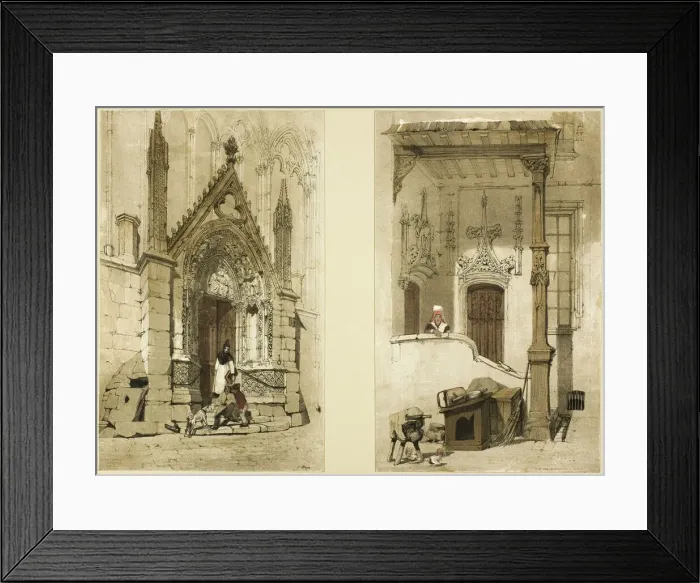 Framed Print : Porte Rouge, Notre Dame, Paris, 1839. Creator: Thomas Shotter Boys Framed Print : Porte Rouge, Notre Dame, Paris, 1839. Creator: Thomas Shotter Boys