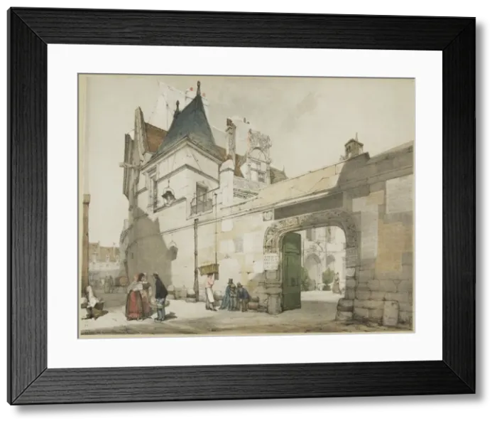 Framed Print : Picturesque Architecture in Paris, Ghent, Antwerp, Touen, etc. 1839 Framed Print : Picturesque Architecture in Paris, Ghent, Antwerp, Touen, etc. 1839