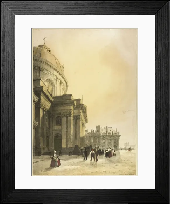 Framed Print : The Institute, Paris, 1839. Creator: Thomas Shotter Boys Framed Print : The Institute, Paris, 1839. Creator: Thomas Shotter Boys
