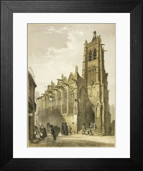 Framed Print : Church of St. Severin, Paris, 1839. Creator: Thomas Shotter Boys Framed Print : Church of St. Severin, Paris, 1839. Creator: Thomas Shotter Boys