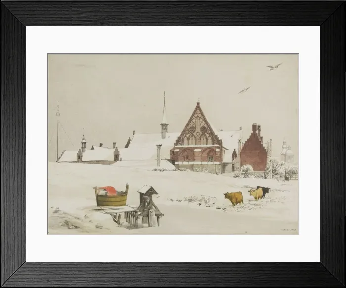 Framed Print : Byloke, Ghent, 1839. Creator: Thomas Shotter Boys Framed Print : Byloke, Ghent, 1839. Creator: Thomas Shotter Boys