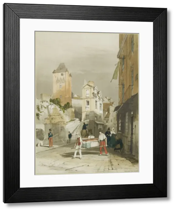 Framed Print : Picturesque Architecture in Paris, Ghent, Antwerp, Touen, etc. 1839 Framed Print : Picturesque Architecture in Paris, Ghent, Antwerp, Touen, etc. 1839