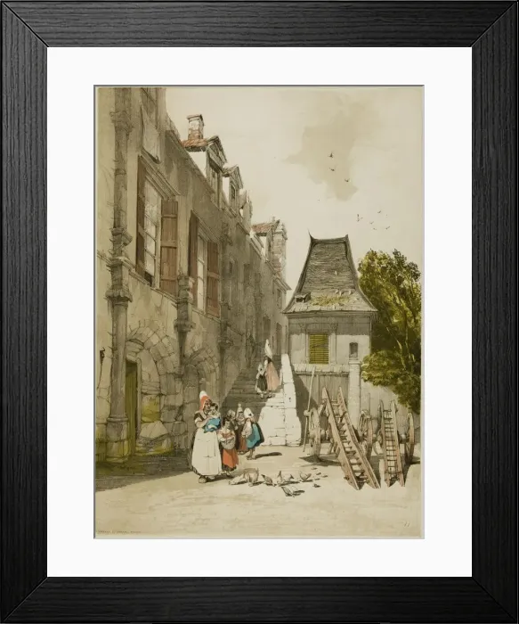 Framed Print : L Abaye St. Amand, Rouen, 1839. Creator: Thomas Shotter Boys Framed Print : L Abaye St. Amand, Rouen, 1839. Creator: Thomas Shotter Boys