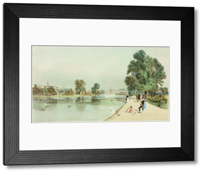 Framed Print : The Horseguards from St. Jamess Park, plate fourteen from Original Views of London as It Framed Print : The Horseguards from St. Jamess Park, plate fourteen from Original Views of London as It