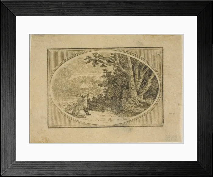 Framed Print : Fable, n. d. Creator: Thomas Bewick Framed Print : Fable, n. d. Creator: Thomas Bewick