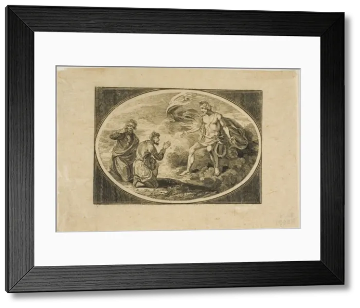 Framed Print : Fable: The Envious Man and the Covetous, n. d. Creator: Thomas Bewick Framed Print : Fable: The Envious Man and the Covetous, n. d. Creator: Thomas Bewick