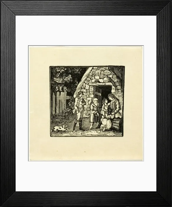Framed Print : Book Illustration, n. d. Creator: Thomas Bewick Framed Print : Book Illustration, n. d. Creator: Thomas Bewick