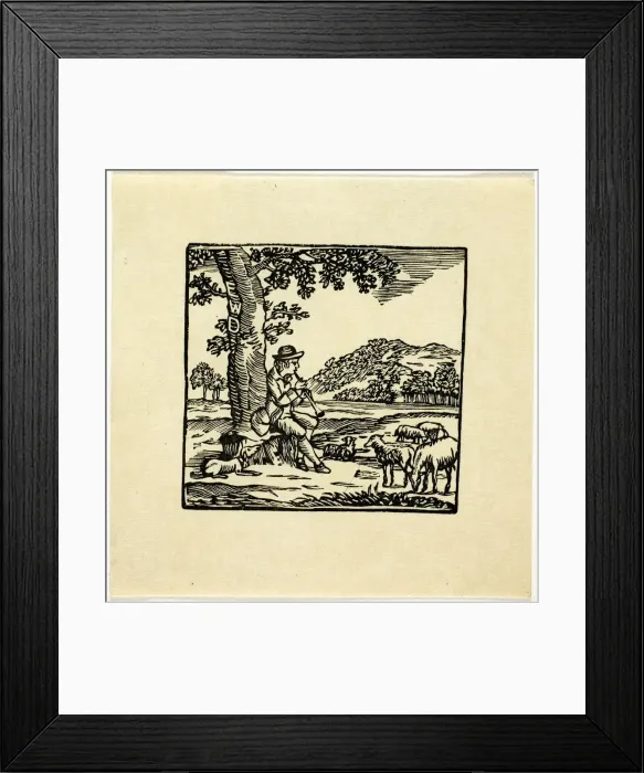 Framed Print : Book Illustration, n. d. Creator: Thomas Bewick Framed Print : Book Illustration, n. d. Creator: Thomas Bewick
