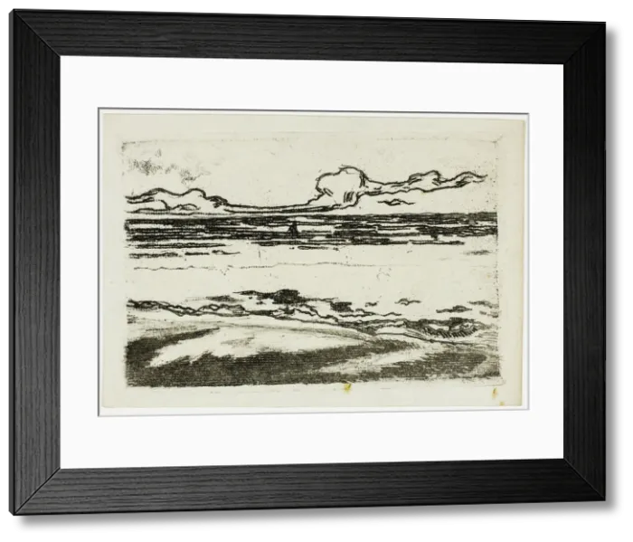 Framed Print : The Sea at Bognor, 1895. Creator: Theodore Roussel Framed Print : The Sea at Bognor, 1895. Creator: Theodore Roussel