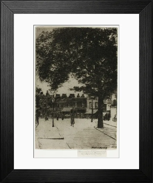 Framed Print : The Sign of White Horse, Parsons Green, 1906. Creator: Theodore Roussel Framed Print : The Sign of White Horse, Parsons Green, 1906. Creator: Theodore Roussel
