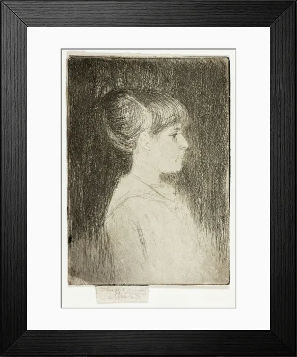 Framed Print : Jeanette, June 1887, 1887. Creator: Theodore Roussel Framed Print : Jeanette, June 1887, 1887. Creator: Theodore Roussel