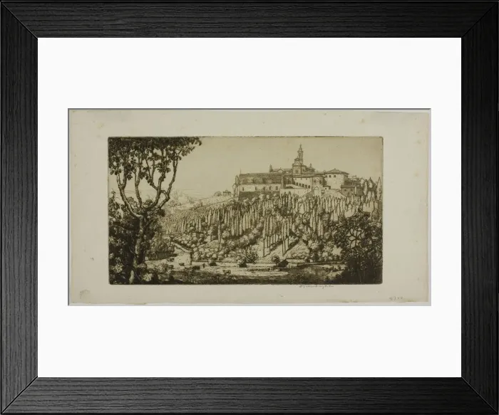 Framed Print : The Certosa, Florence, 1905. Creator: Donald Shaw MacLaughlan Framed Print : The Certosa, Florence, 1905. Creator: Donald Shaw MacLaughlan