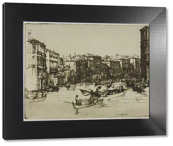 The Market, Venice, 1908. Creator: Donald Shaw MacLaughlan