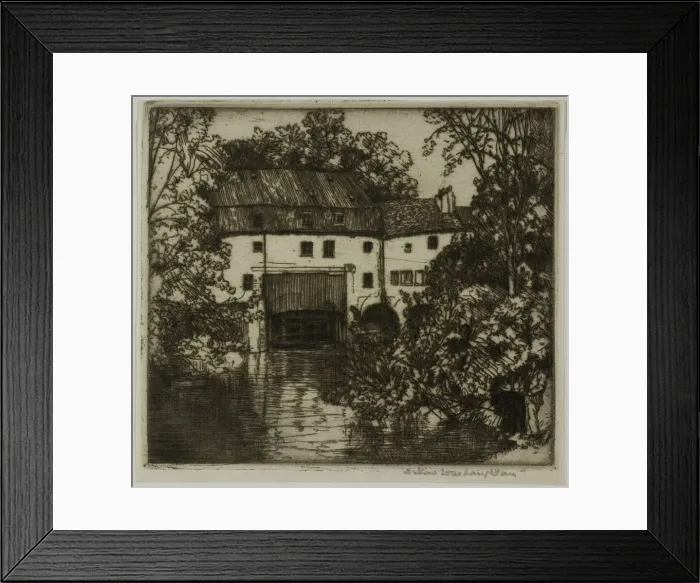Framed Print : Moulin St. Maurice, 1902. Creator: Donald Shaw MacLaughlan Framed Print : Moulin St. Maurice, 1902. Creator: Donald Shaw MacLaughlan