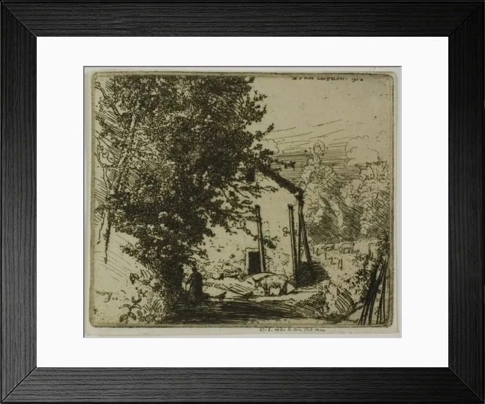 Framed Print : Little Poigny, 1906. Creator: Donald Shaw MacLaughlan Framed Print : Little Poigny, 1906. Creator: Donald Shaw MacLaughlan