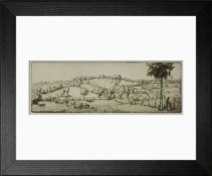 Framed Print : Landscape, Brittany, 1907. Creator: Donald Shaw MacLaughlan Framed Print : Landscape, Brittany, 1907. Creator: Donald Shaw MacLaughlan