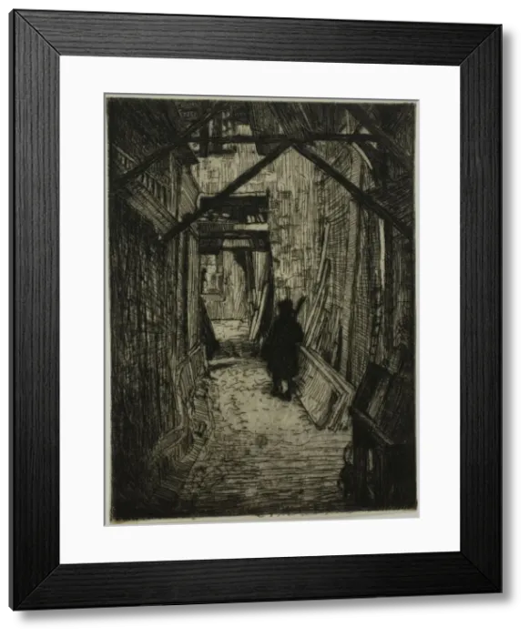 Framed Print : Passageway, Rouen, 1899. Creator: Donald Shaw MacLaughlan Framed Print : Passageway, Rouen, 1899. Creator: Donald Shaw MacLaughlan