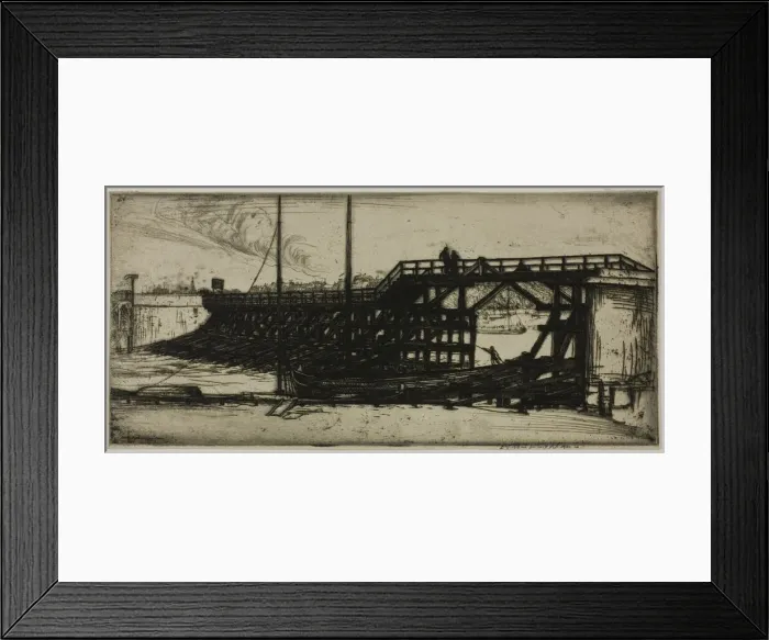 Framed Print : L Estacade, 1899. Creator: Donald Shaw MacLaughlan Framed Print : L Estacade, 1899. Creator: Donald Shaw MacLaughlan