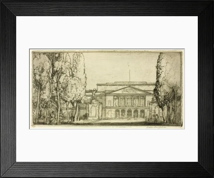 Framed Print : Poggio Imperiale, 1909. Creator: Donald Shaw MacLaughlan Framed Print : Poggio Imperiale, 1909. Creator: Donald Shaw MacLaughlan