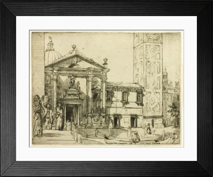 Framed Print : Santa Maria Formosa, Venice, 1909. Creator: Donald Shaw MacLaughlan Framed Print : Santa Maria Formosa, Venice, 1909. Creator: Donald Shaw MacLaughlan