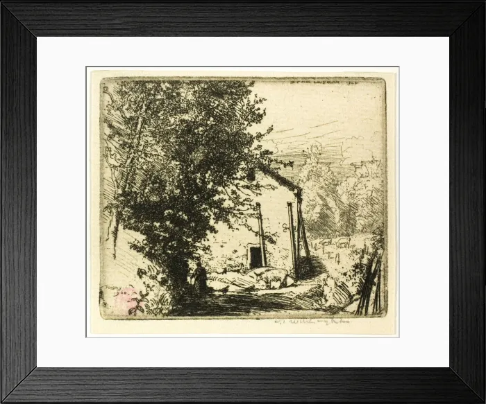 Framed Print : Little Poigny, 1906. Creator: Donald Shaw MacLaughlan Framed Print : Little Poigny, 1906. Creator: Donald Shaw MacLaughlan