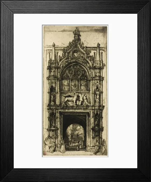 Framed Print : Doorway of the Doges, Venice, 1909. Creator: Donald Shaw MacLaughlan Framed Print : Doorway of the Doges, Venice, 1909. Creator: Donald Shaw MacLaughlan