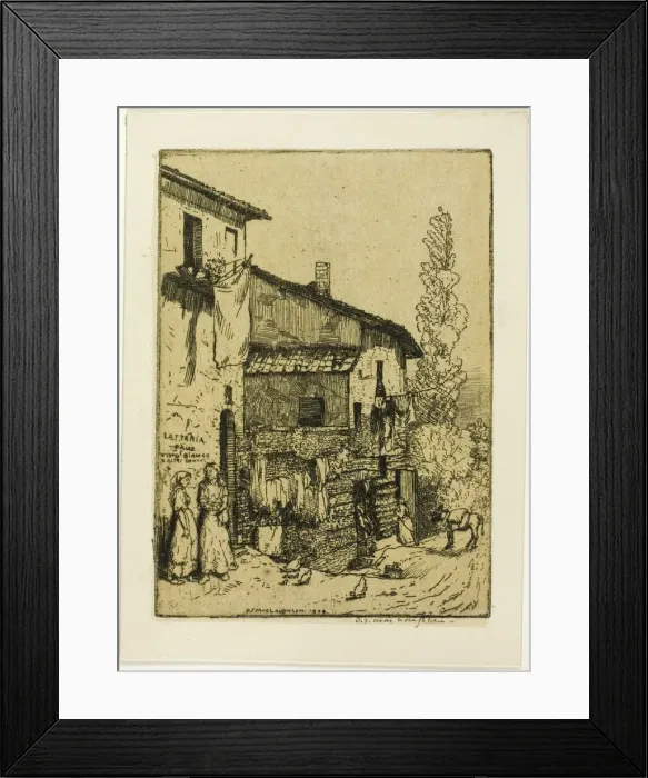 Framed Print : Siena, 1905. Creator: Donald Shaw MacLaughlan Framed Print : Siena, 1905. Creator: Donald Shaw MacLaughlan