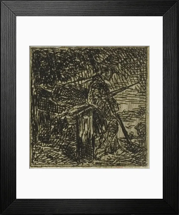 Framed Print : Vagabond, n. d. Creator: Charles Emile Jacque Framed Print : Vagabond, n. d. Creator: Charles Emile Jacque