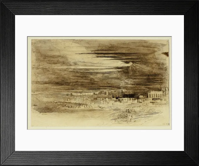 Framed Print : The Destroying Angel, 1833. Creator: John Martin Framed Print : The Destroying Angel, 1833. Creator: John Martin