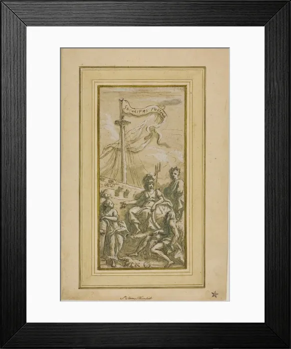 Framed Print : Securitas Publica, 1718 / 25. Creator: Sir James Thornhill Framed Print : Securitas Publica, 1718 / 25. Creator: Sir James Thornhill