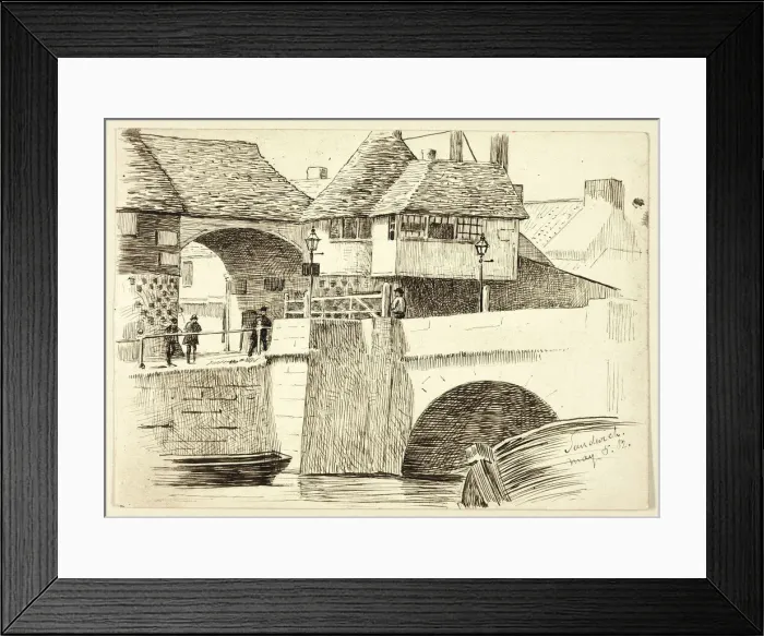 Framed Print : Sandwich, May 5, 1882. Creator: Henry Stacy Marks Framed Print : Sandwich, May 5, 1882. Creator: Henry Stacy Marks