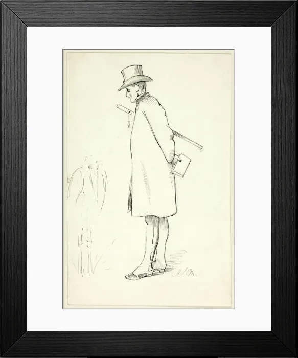 Framed Print : Study for Figure in Episcopal Visitation, n. d. Creator: Henry Stacy Marks Framed Print : Study for Figure in Episcopal Visitation, n. d. Creator: Henry Stacy Marks