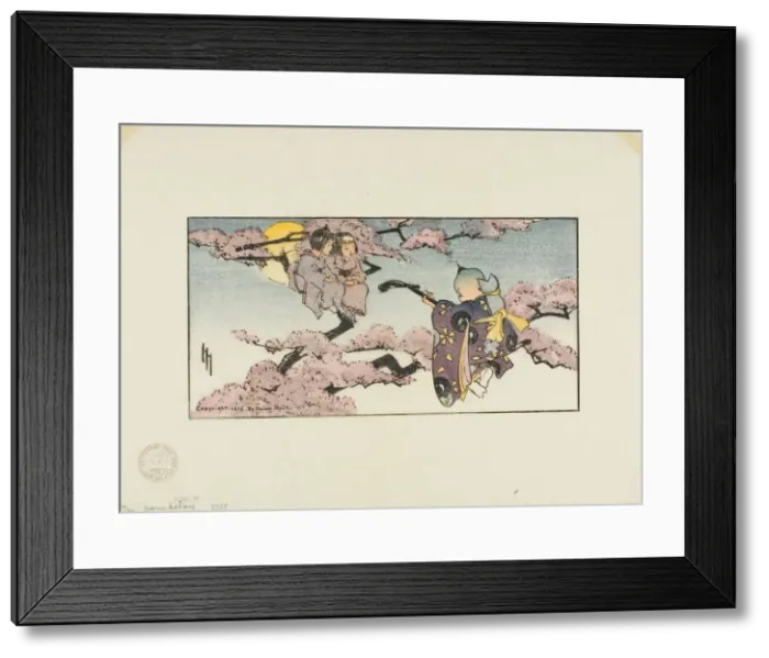 Framed Print : The Roundelay, 1906. Creator: Helen Hyde Framed Print : The Roundelay, 1906. Creator: Helen Hyde