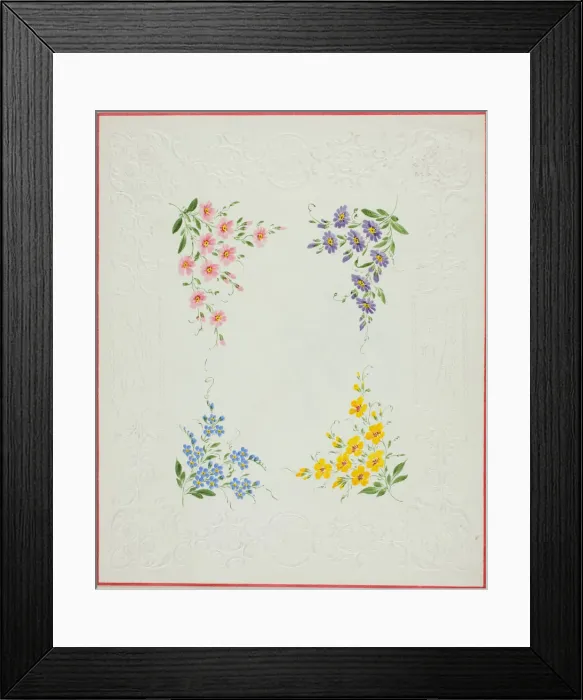 Framed Print : Valentine envelope, c. 1850. Creator: George Kershaw Framed Print : Valentine envelope, c. 1850. Creator: George Kershaw