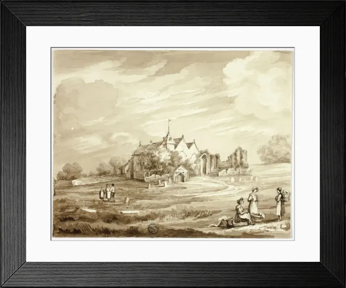 Framed Print : Winchelsea Church, n. d. Creator: Elizabeth Murray Framed Print : Winchelsea Church, n. d. Creator: Elizabeth Murray