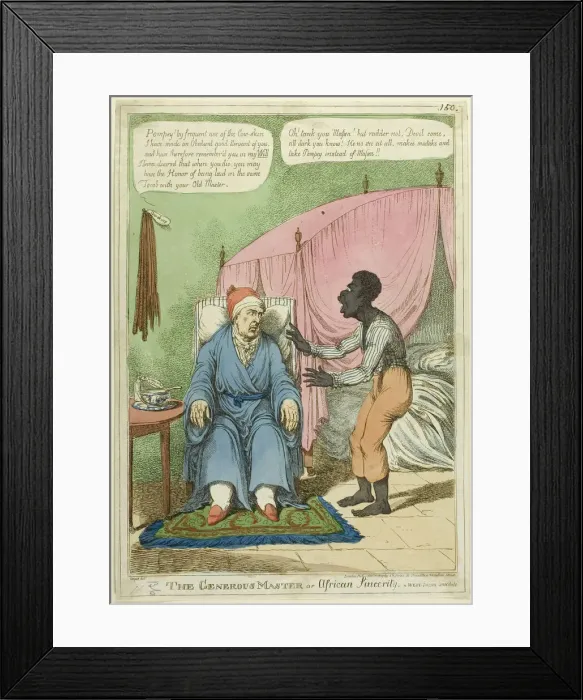 Framed Print : The Generous Master, 1819. Creator: Charles Williams Framed Print : The Generous Master, 1819. Creator: Charles Williams