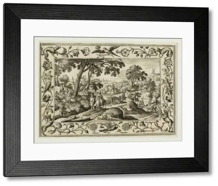 Framed Print : The Flight into Egypt, from Landscapes with Old and New Testament Scenes Framed Print : The Flight into Egypt, from Landscapes with Old and New Testament Scenes