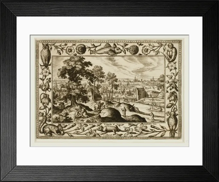Framed Print : The Parable of the Good Samaritan, from Landscapes with Old and New Testament Scenes Framed Print : The Parable of the Good Samaritan, from Landscapes with Old and New Testament Scenes