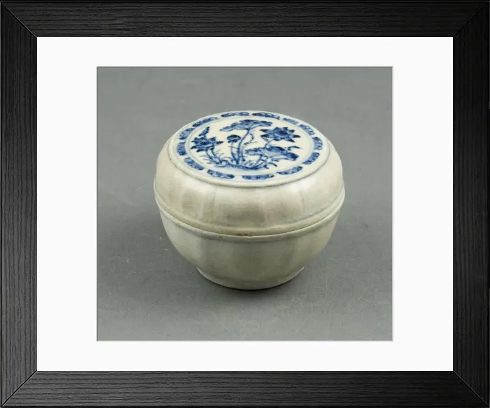Framed Print : Minature Covered Box with Plant Motif, Late 15th / early 16th century. Creator: Unknown Framed Print : Minature Covered Box with Plant Motif, Late 15th / early 16th century. Creator: Unknown