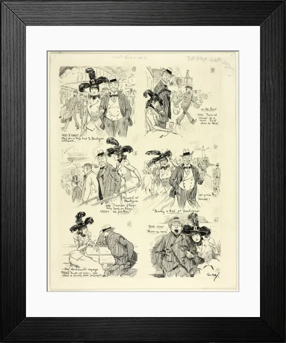 Framed Print : Arry and Arriet, n. d. Creator: Philip William May Framed Print : Arry and Arriet, n. d. Creator: Philip William May